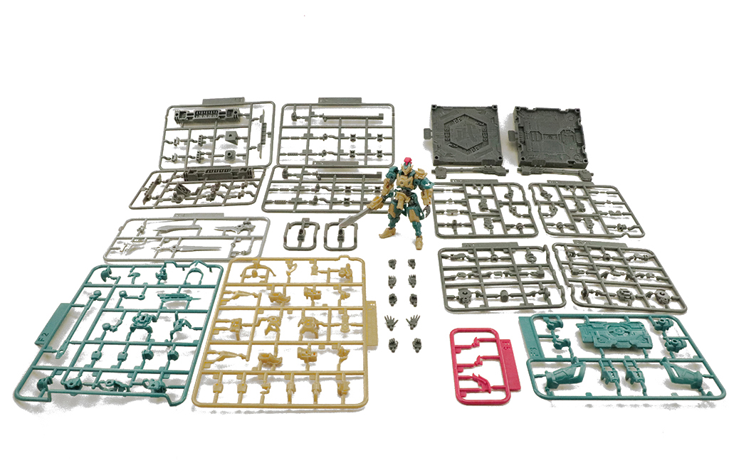 NUMBER 57 ARMORED PUPPET LONG-YUAN 1/24 SCALE PLASTIC MODEL
